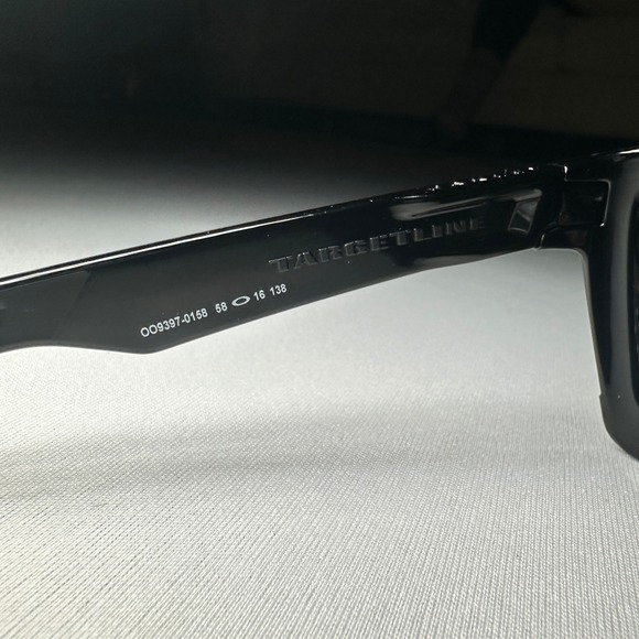 Oakley Targetline Sunglasses Black Prizm Polarized Gloss OO9397 58 16 138 USA - Picture 7 of 12